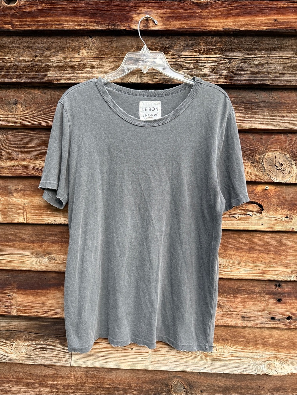 Le bon shoppe distressed short sleeve tee